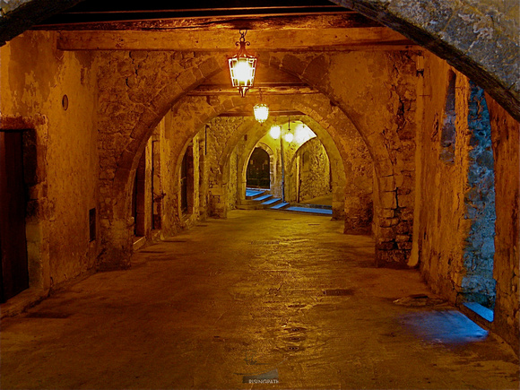 Old Town Walkway (Villefranche Sur Mer, France)