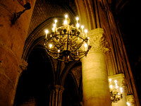 Notre Dame Chandelier  (Paris, France)